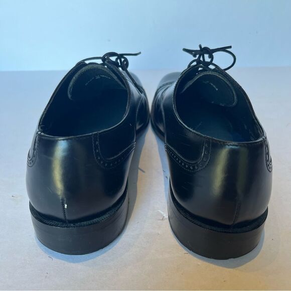 Bostonian Men\'s Cap Toe Black Leather Dress Shoes Lace Up Size 10 main image 8